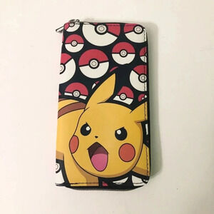 2015  Pokemon Pikachu Zip Clutch Wallet Nintendo